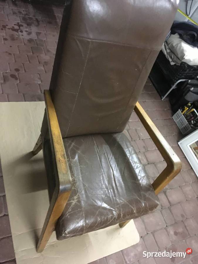 Fotel pokojowy skórzany mazowieckie Ożarów Mazowiecki