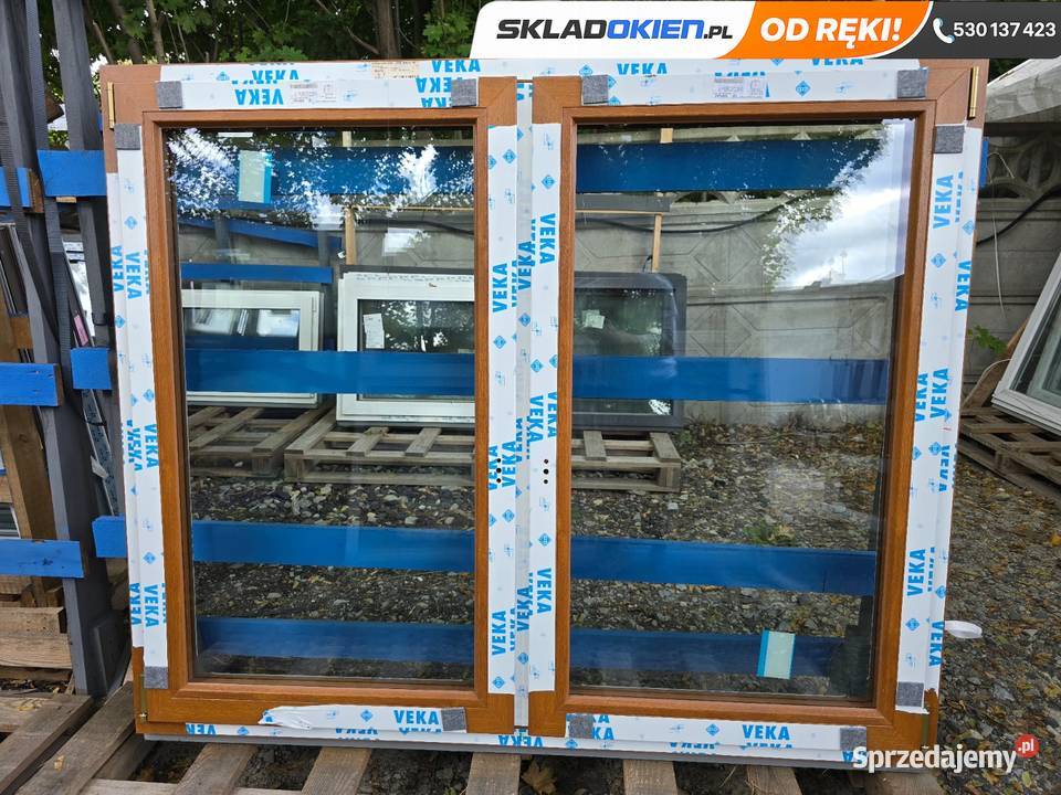 Okno PCV 175x145 złoty dąb 3szyby NOWE bez Opole