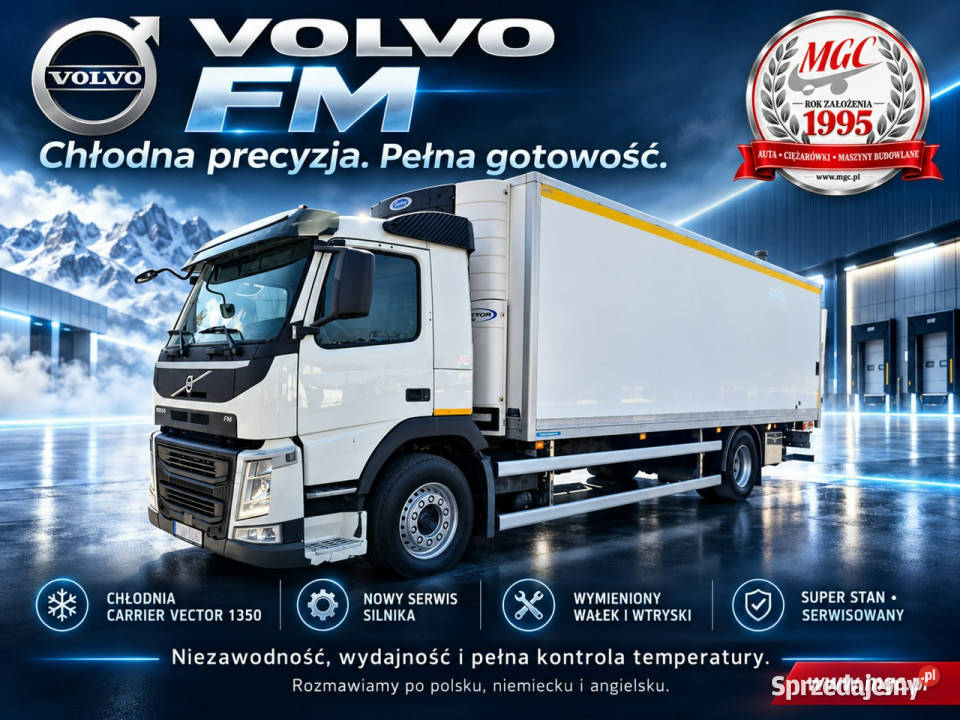 Volvo FM 340 CHŁODNIA ZEPRO CARRIER Volvo FM 340 śląskie Łaziska Górne sprzedam