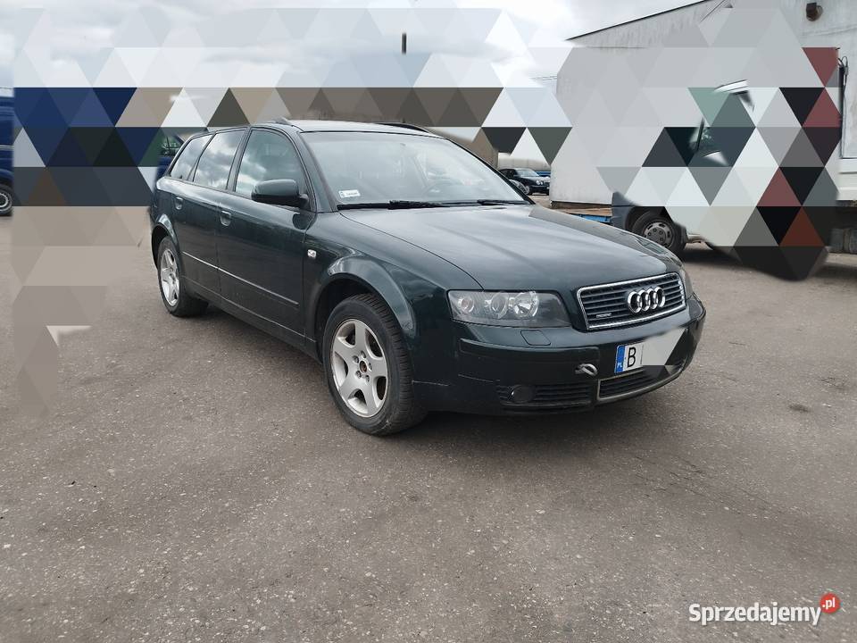 Audi a4 b6 30 benzyna uszkodzony silnik elektrochrom. lusterko wst. Białystok
