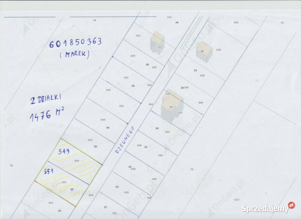 Działka budowlana w Koziegłowach Koziegłowy