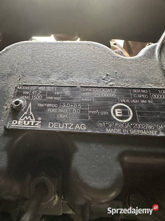 Agregat prądotwórczy G43 uszkodzony silnik Agregaty prądotwórcze Olsztyn
