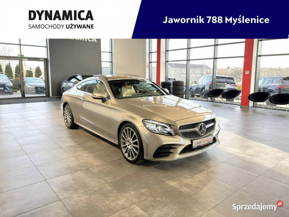 Mercedes C 300 Coupe mHEV 258 automat 4matic automatyczna Myślenice sprzedam