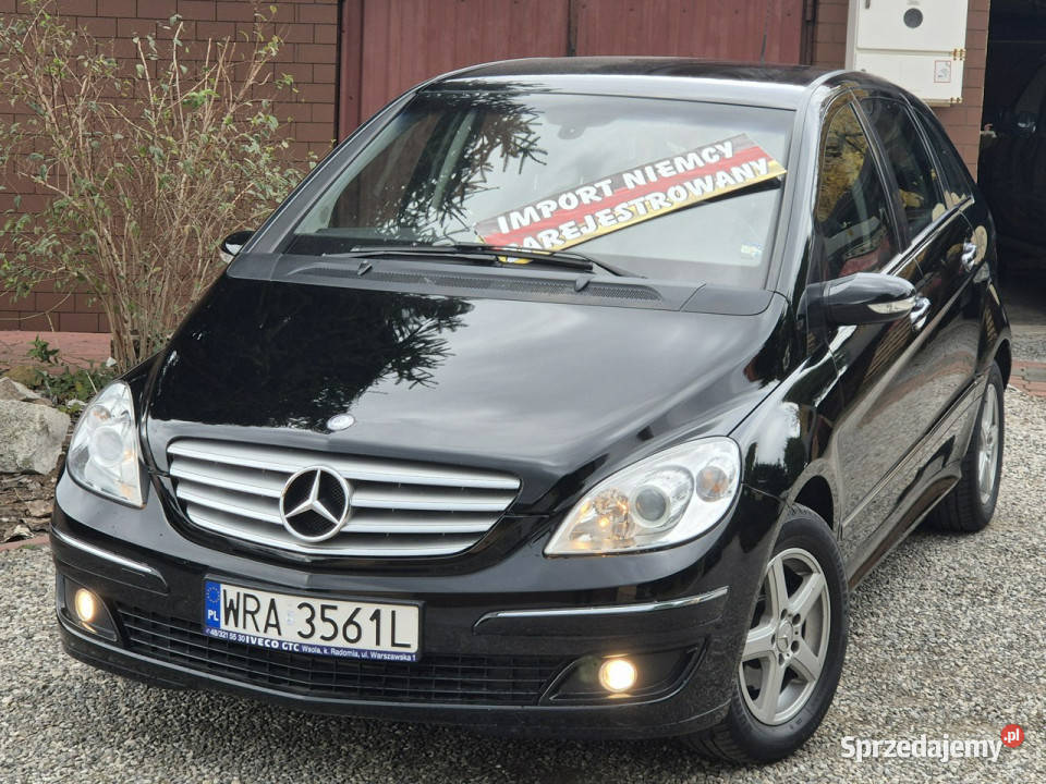 Mercedes B 170 17B 2006r Automat Przebieg 179 Z czarny Radom