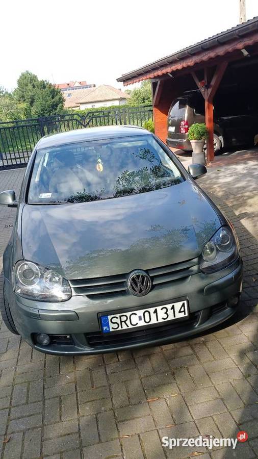 Vw golf 5 237588km Golf śląskie Racibórz