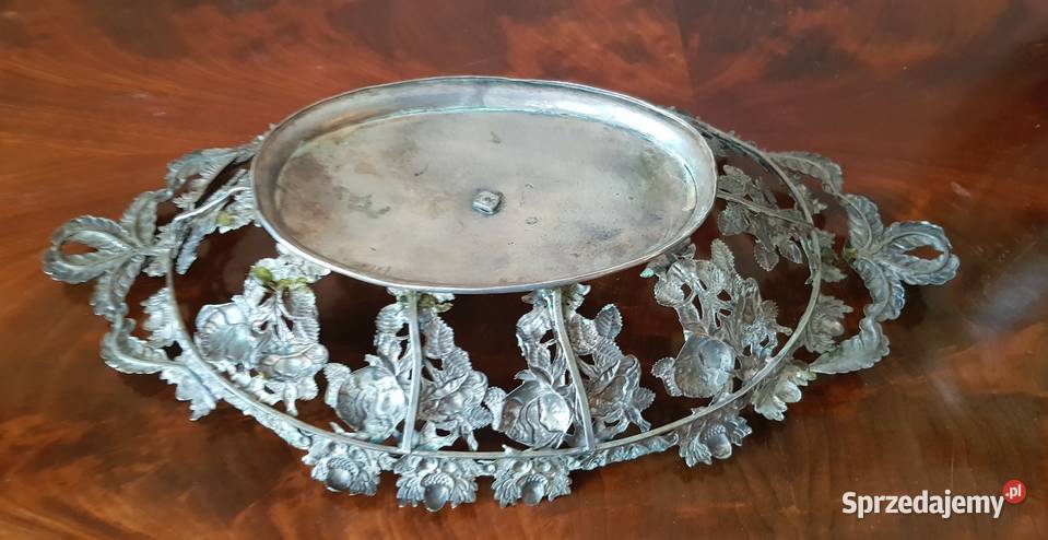 Patera srebrna myśliwska Berlin przed 1850 r Orneta sprzedam