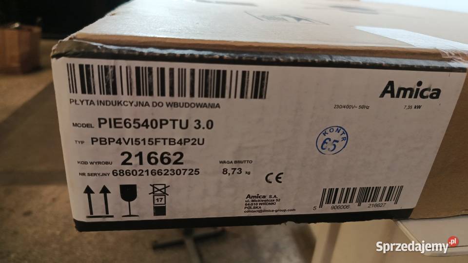 Płyta indukcyjna Amica wolnostojące Katowice