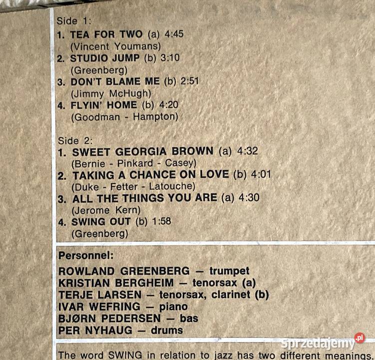 Rowland Greenberg His Group Swing Is The Thing Szczecin