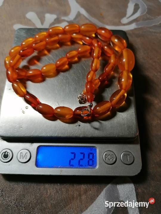 Naszyjnik Bursztyn oliwki Białystok