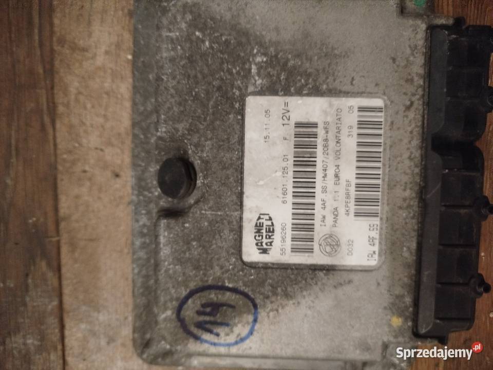 Sterownik silnika fiat panda 55196260 Czujniki i sterowniki sprzedam