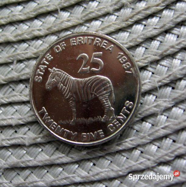 Erytrea 25 Cent 1997r wielkopolskie Kalisz