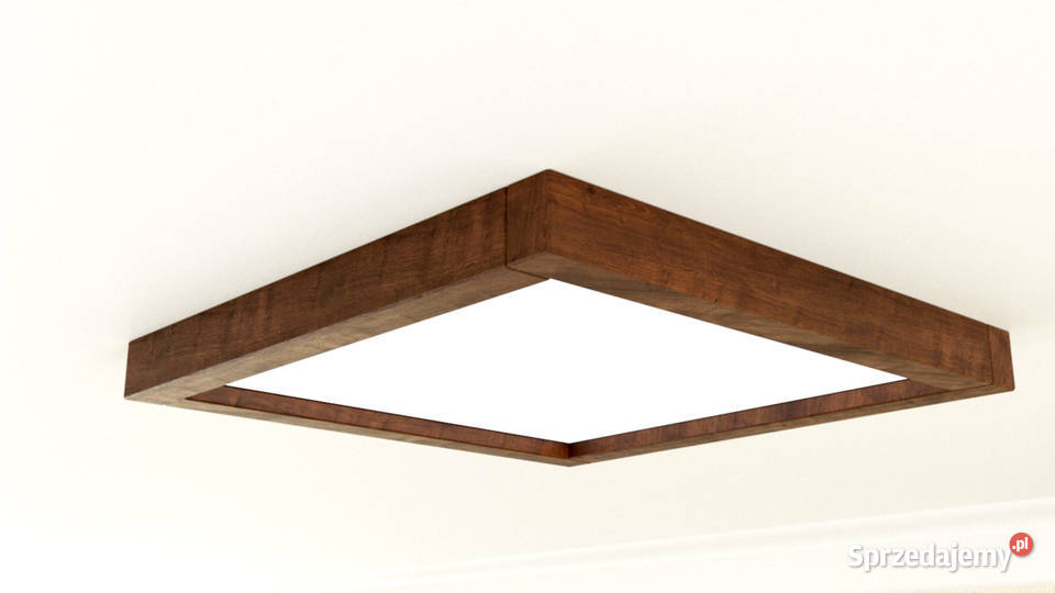 Lampa sufitowa LED HOKKAIDO drewniana oprawa Lampy wiszące Białystok