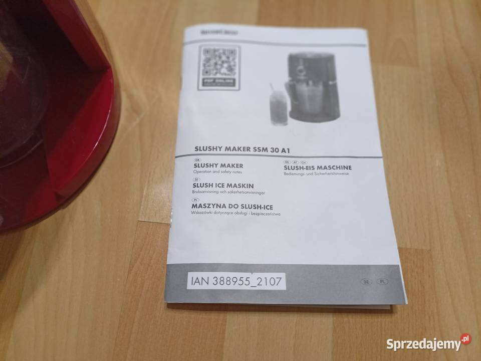 Slushy Maker urządzenie do kruszenia lodu Tarnobrzeg