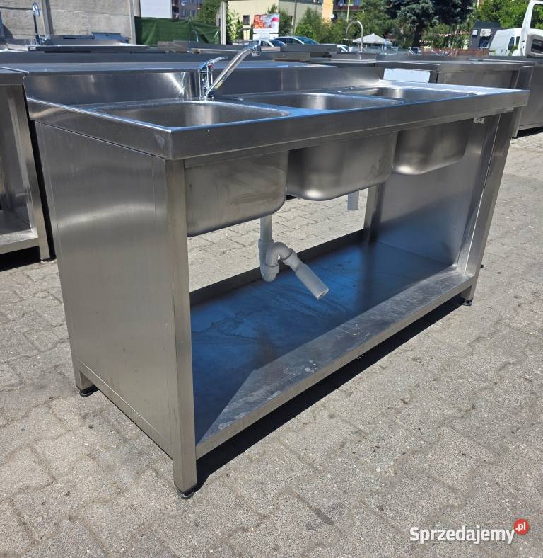 Zlew 3 Komorowy z Półką 1506085 M1212 N Nowe Skalmierzyce