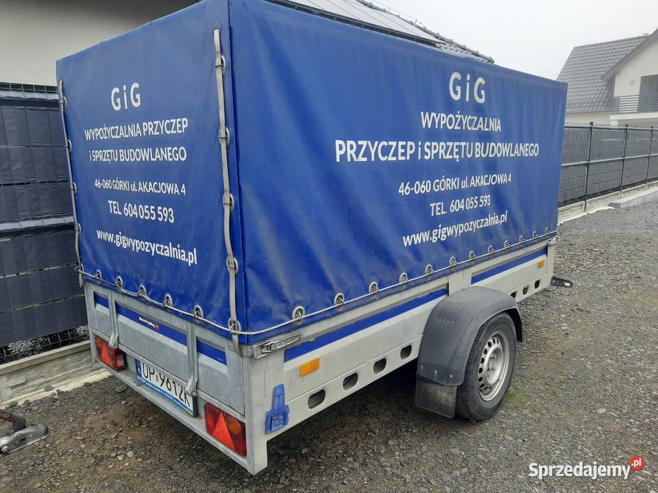 Przyczepa Wiola lekka hamowana wzmocniona