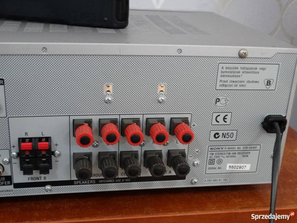 Amplituner Sony STRDE497 pilot mocny WYSYŁKA Amplitunery podkarpackie Jasło