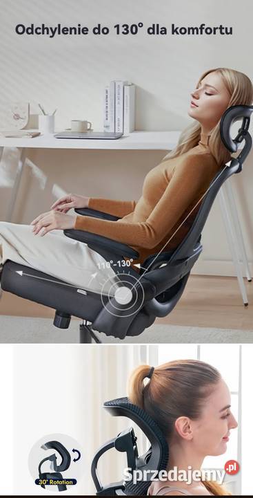 Fotel biurowy ergonomiczny Fotele i krzesła obrotowe Stargard
