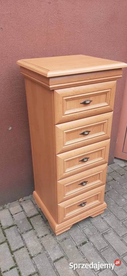 wąska komoda 5 szuflad 42cm Komody Poznań