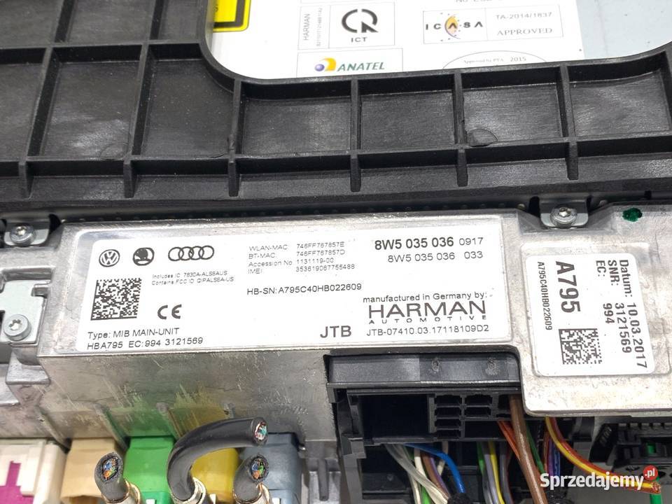 CZYTNIK NAWIGACJI AUDI A5 F5 8W5035036