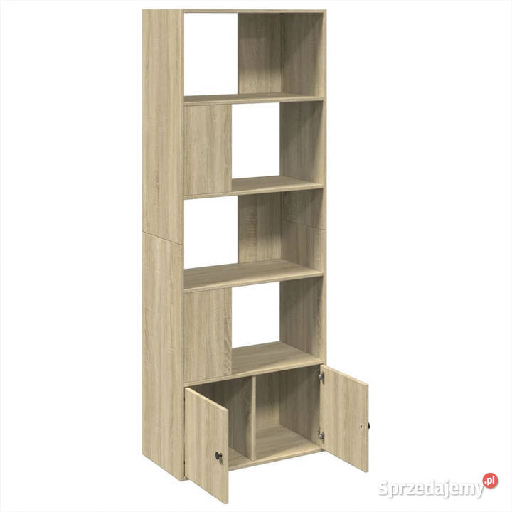 Regał dąb sonoma 70x36x189 materiał Warszawa