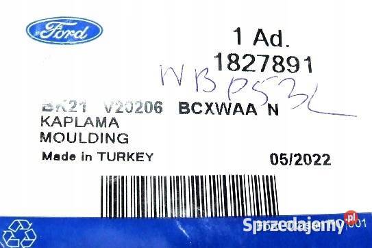 LISTWA POD WLEWEM PALIWA FORD TRANSIT CUSTOM dolnośląskie Głogów