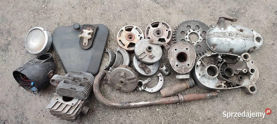 Część do starych motocykli komar ogar jawa wsk Cylindry, głowice, pierścienie Goski-Wąsosze