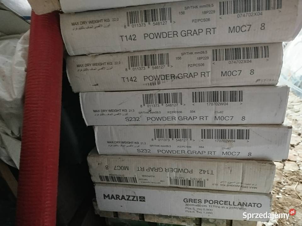 Płytki Marazzi gres 3060 756 m NOWE komplet Płytki uniwersalne Bircza