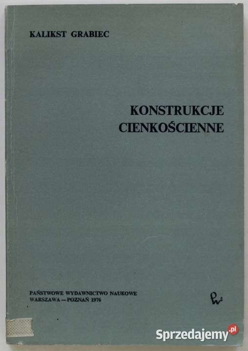 Konstrukcje cienkościenne Grabiec Bądkowo sprzedam