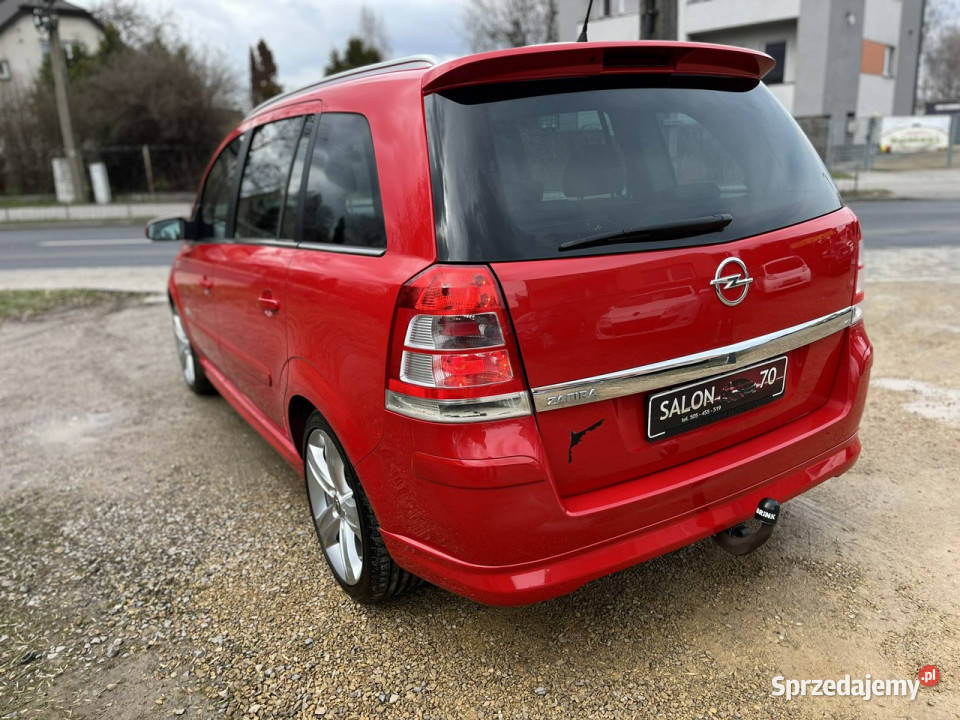 Opel Zafira 18 OPC LINE Climatronic Skóry aluminiowe felgi śląskie Częstochowa