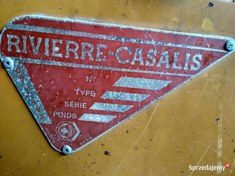 Prasa kostkująca Riviere Casalis ER40EX Kostkujące Nosów