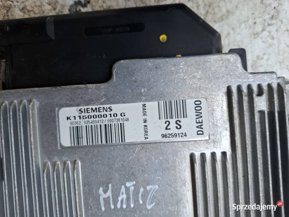 Sterownik Silnika Daewoo Matiz Wisznice