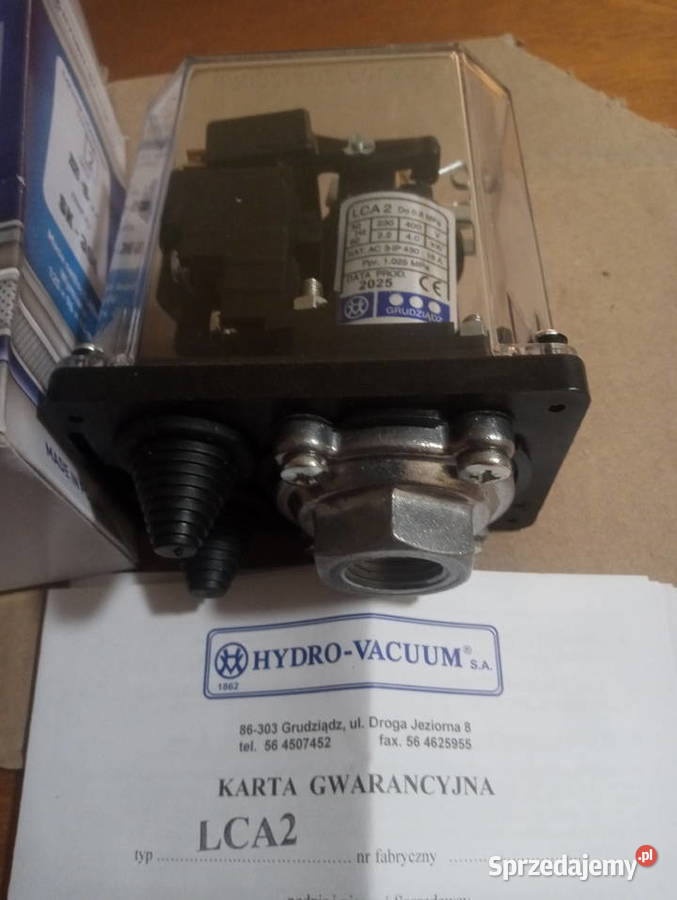 Łącznik ciśnieniowy typuLCA2 Wschowa