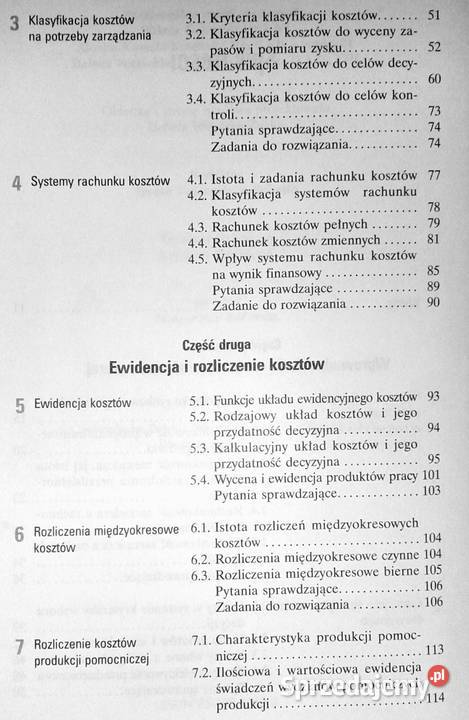 Rachunkowość zarządcza Wiktor Gabrusewicz Aldona lubelskie Chełm