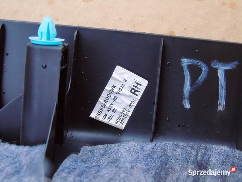 OSŁONA BOCZEK TAPICERKA BAGAŻNIKA PRAWA HYUNDAI Sosnowiec