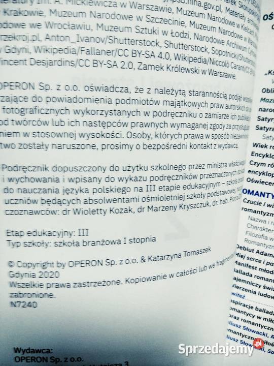 Branżowe szkoły polski 2 operon podręcznik Warszawa