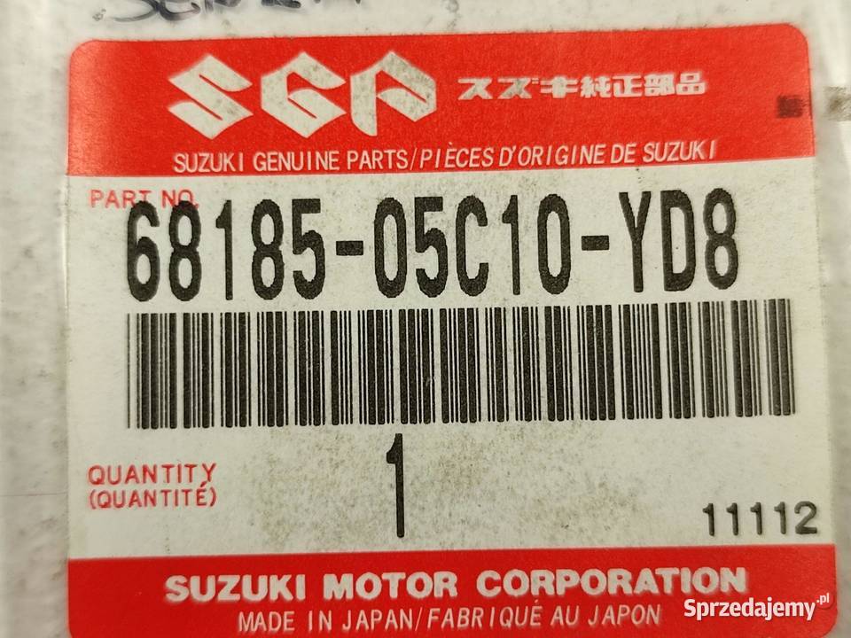 NAKLEJKA SUZUKI NA CZACHĘ SUZUKI GSX600F KATANA lubelskie