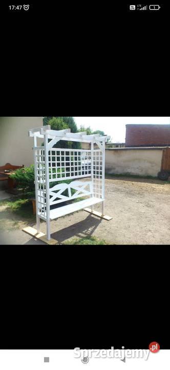 Ławka z pergolą Ławki Dom i Ogród śląskie Woźniki