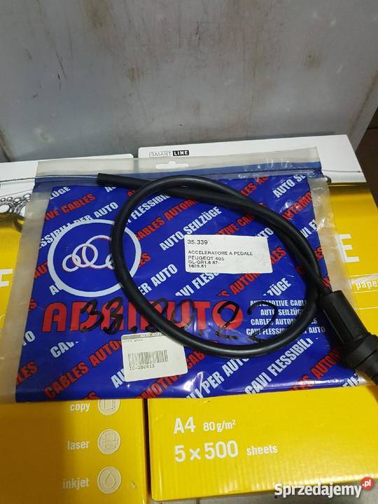 Linka gazu wymiar 985770 PEUGEOT 405 GR 16 87 Białobrzegi