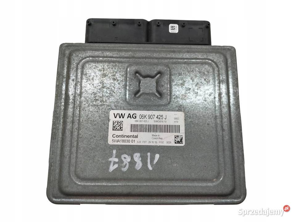 STEROWNIK SILNIKA 06K907425J 5WA1803001 20 TFSI Rok produkcji 2018