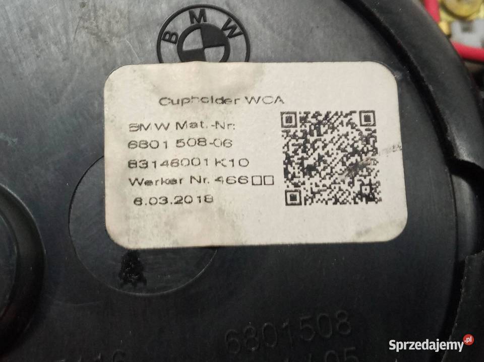UCHWYT NA KUBEK 6801508 Bmw Seria 5 VII 20172024 osobowe świętokrzyskie