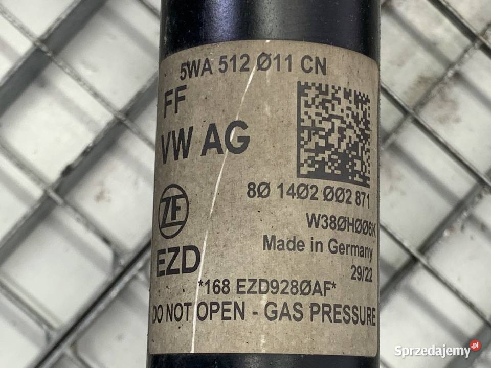 AMORTYZATOR LEWY TYŁ VW GOLF VIII Hatchback Amortyzatory