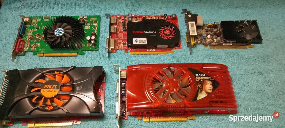 Sprzedam karty graficzne Karty graficzne łódzkie Praga