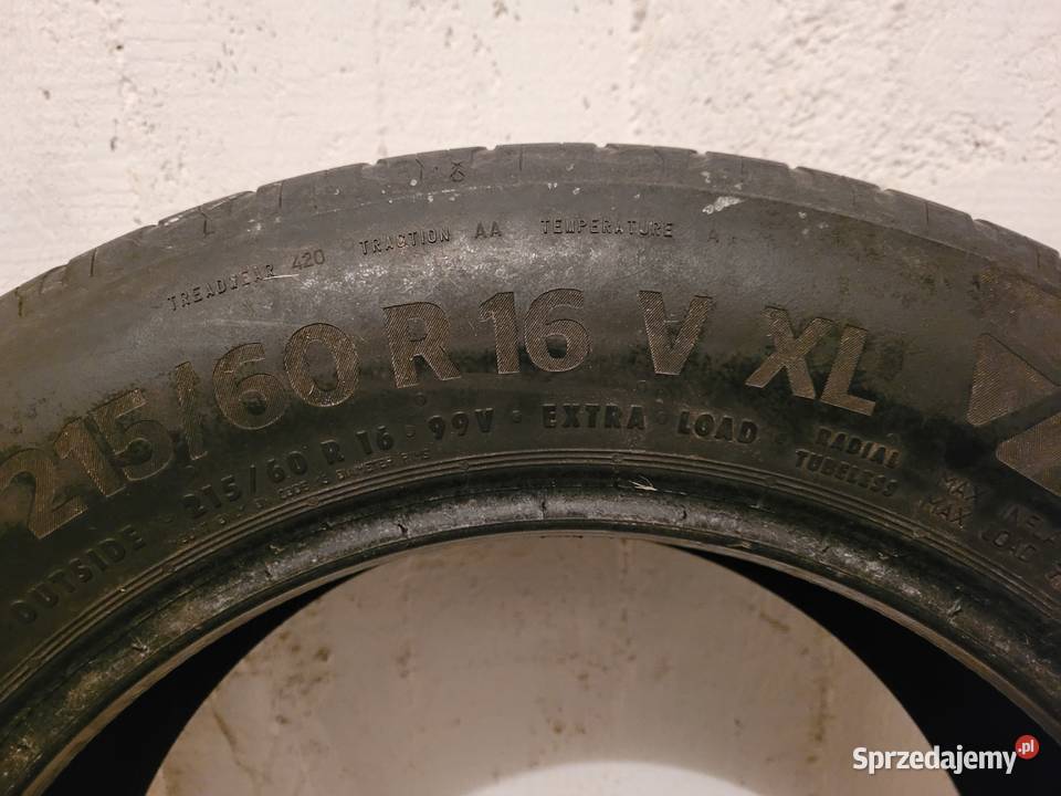 4 Continental EcoContact 6 21560R16 95 V XL 2019 16cale Samochodowe Samochodowe