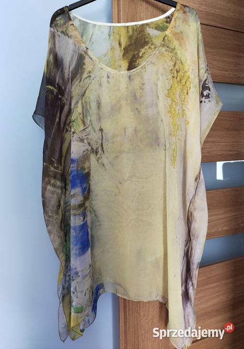 Tunika z jedwabiu plaża Pozostałe