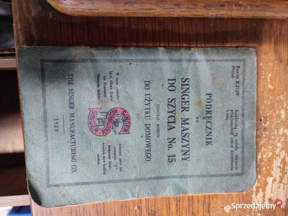 maszyna do szycia Singer z 1923r Myszków