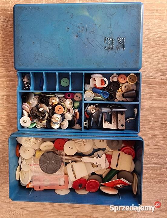 Pudełko Przybornik Maszyna do Szycia Łucznik