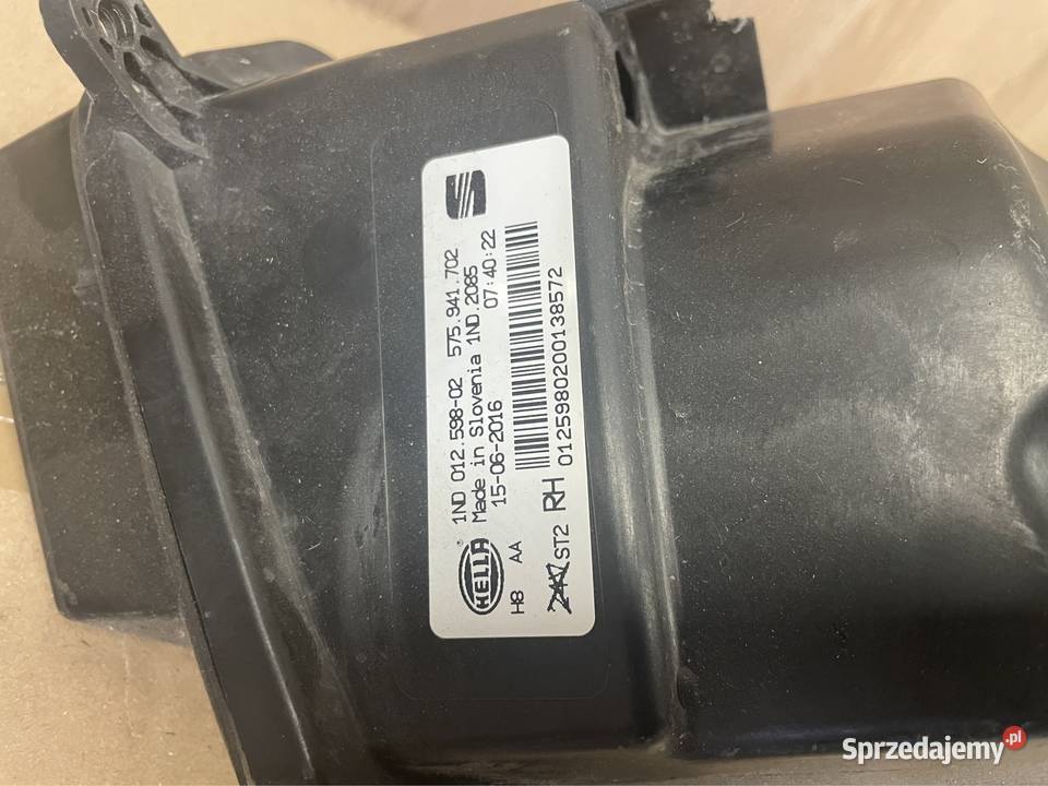 Seat Ateca halogen prawy 1nd012598 Kozubszczyzna sprzedam