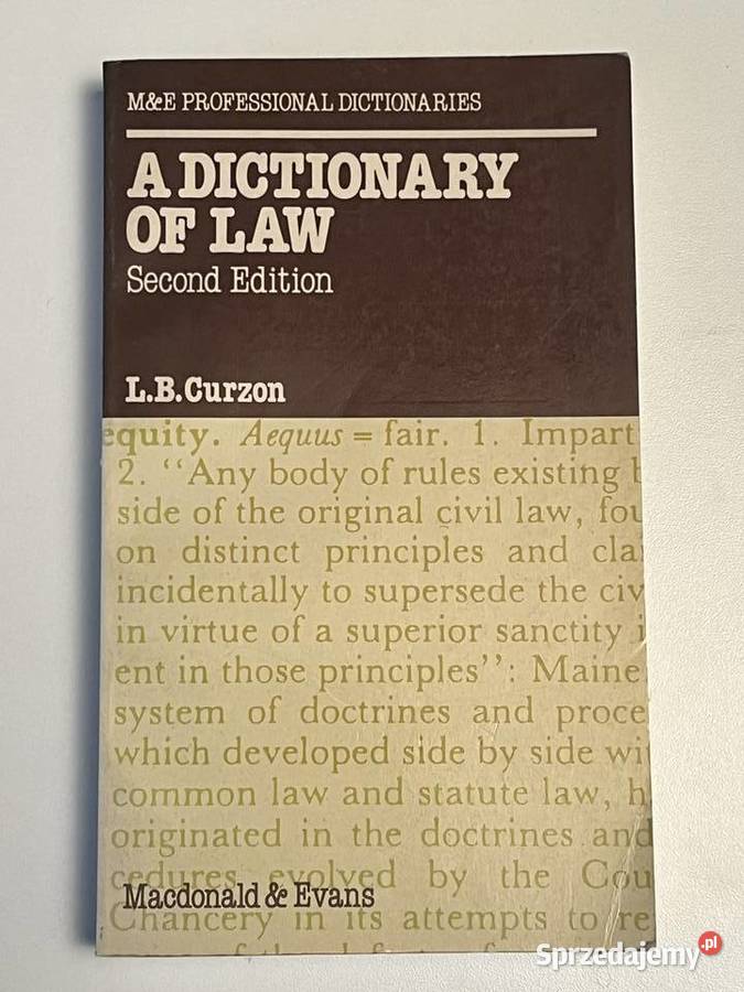 Angielski słownik prawniczy mazowieckie Pułtusk