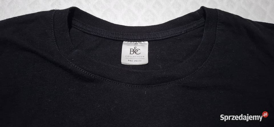 Koszulka krótki rękaw Tshirt czarna Amazon BC Rozmiar XL Czeladź