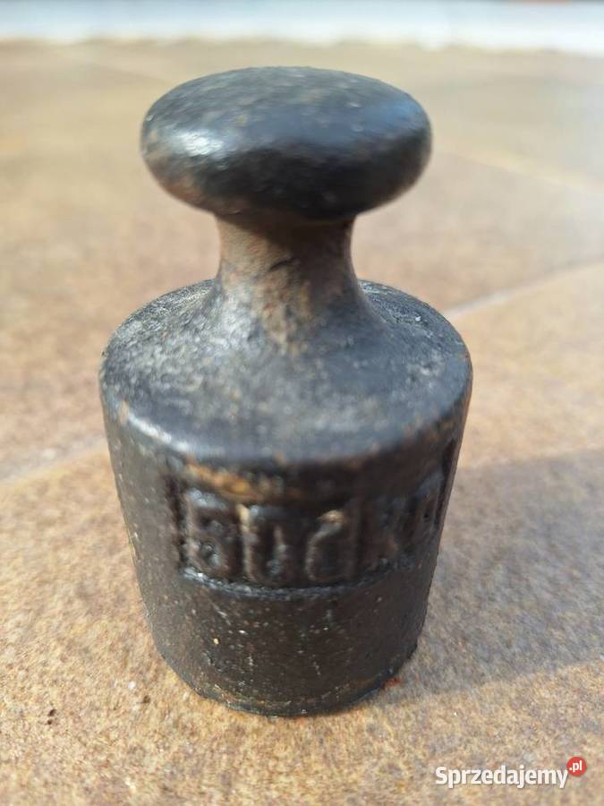 Stare odważniki do wagi ciężarek żeliwny 50dkg 3 Gdańsk